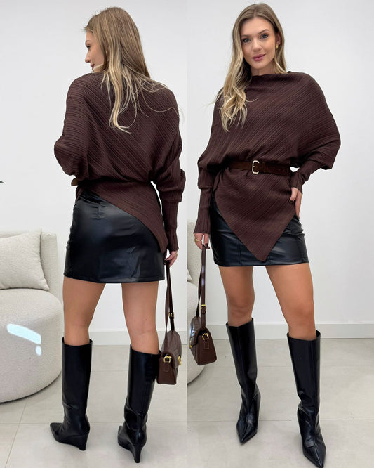 Poncho Lais Chocolate 133915