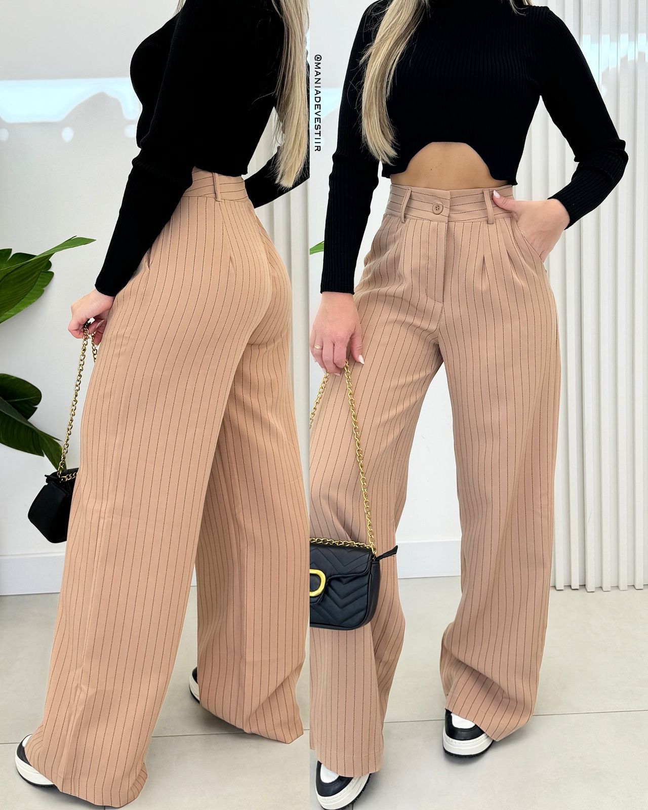 FULL CWB-Calça Risca Giz Julieta Cappuccino 65266