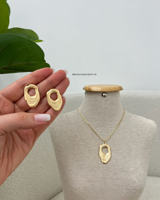 Conjunto Colar e Brinco Tatiana  108525