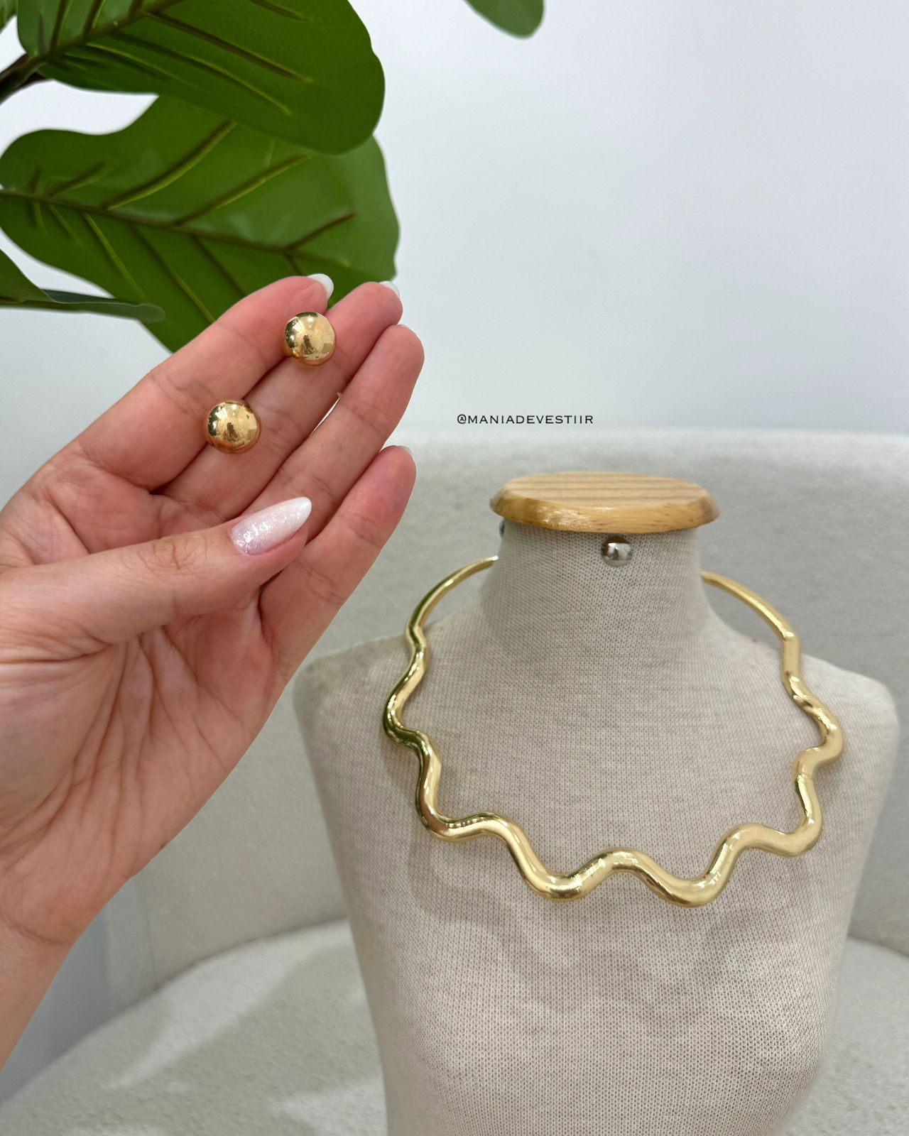 Conjunto Colar e Brinco Mania Essenza 118070