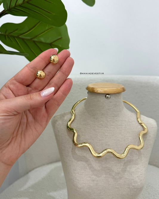 Conjunto Colar e Brinco Mania Essenza 118070