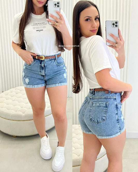 Shorts Jeans Pepita 61169