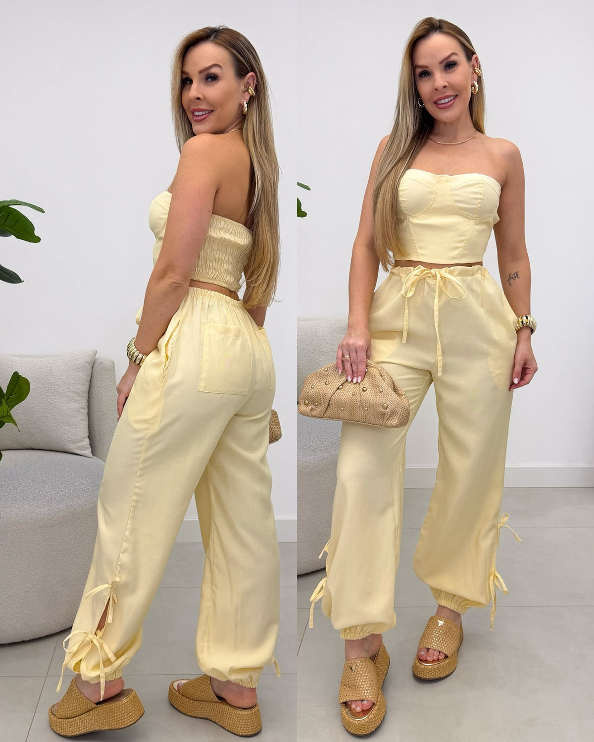 Conjunto Marta Amarelo 136978