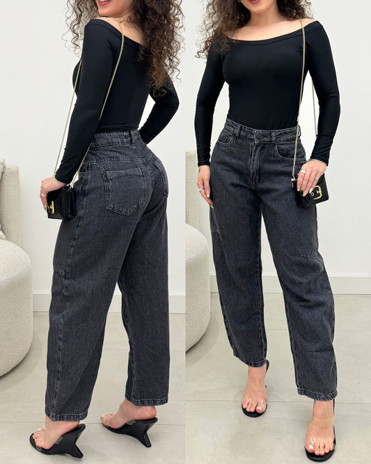 Calça Jeans Ozzo Francieli  Balloon 129722