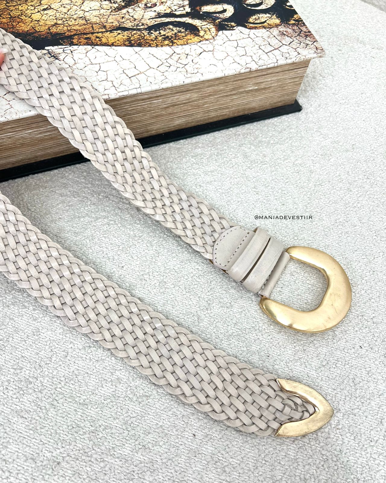 Cinto Amanda Creme 113577