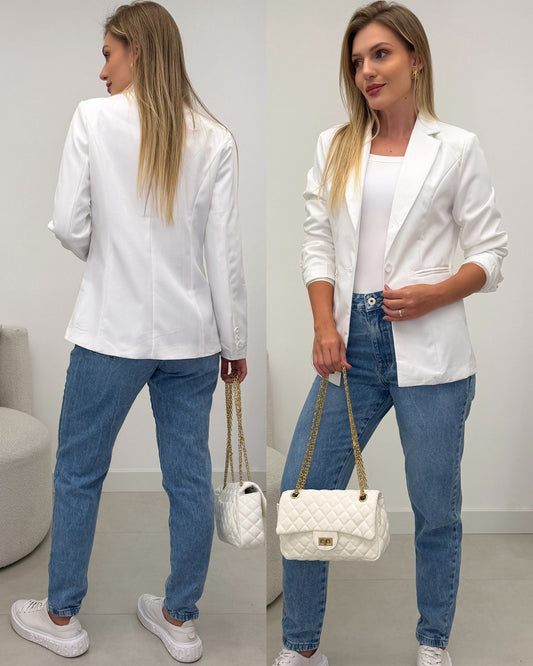 Blazer Sandra Branco 129613