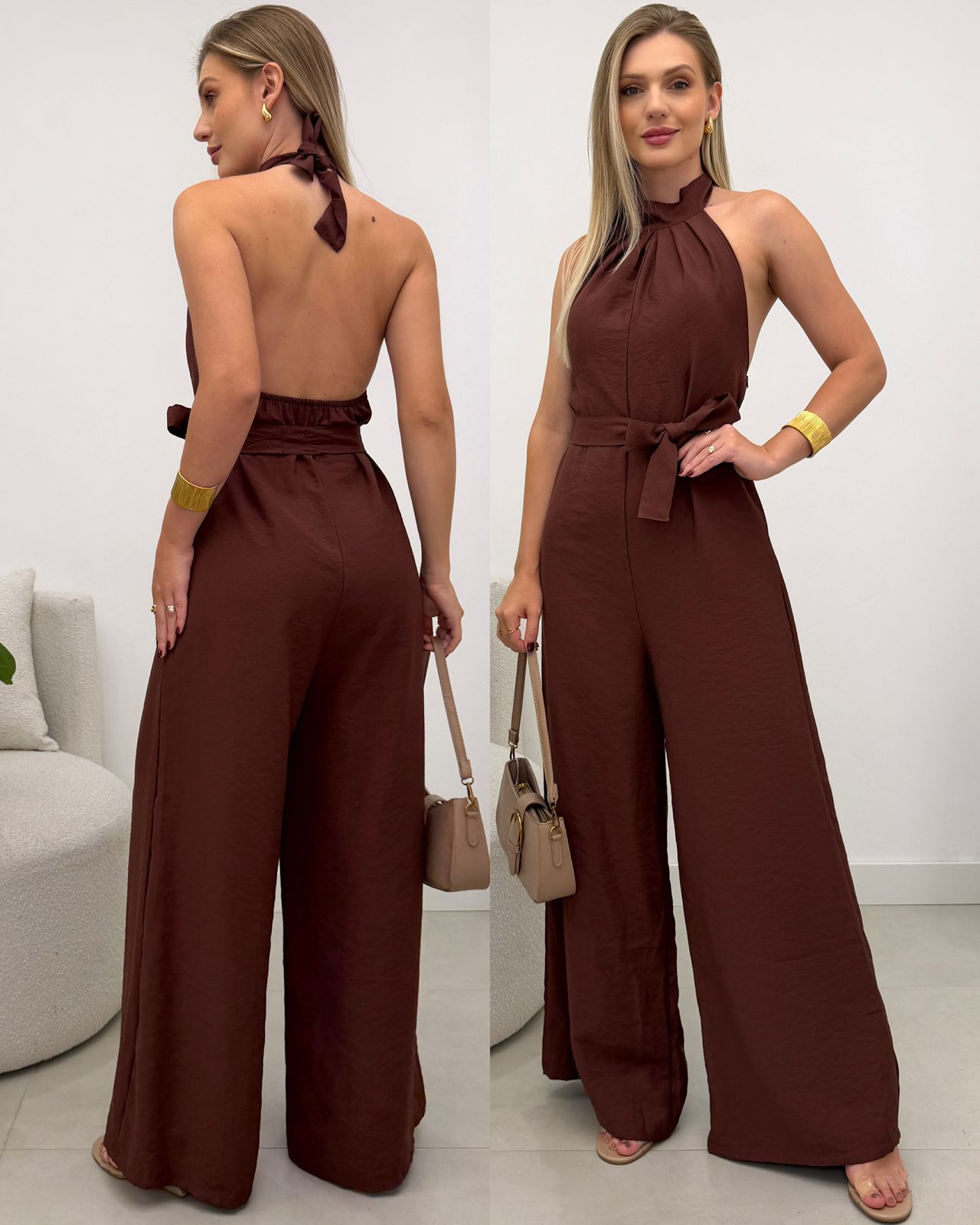 Macacão Bella Chocolate 129148