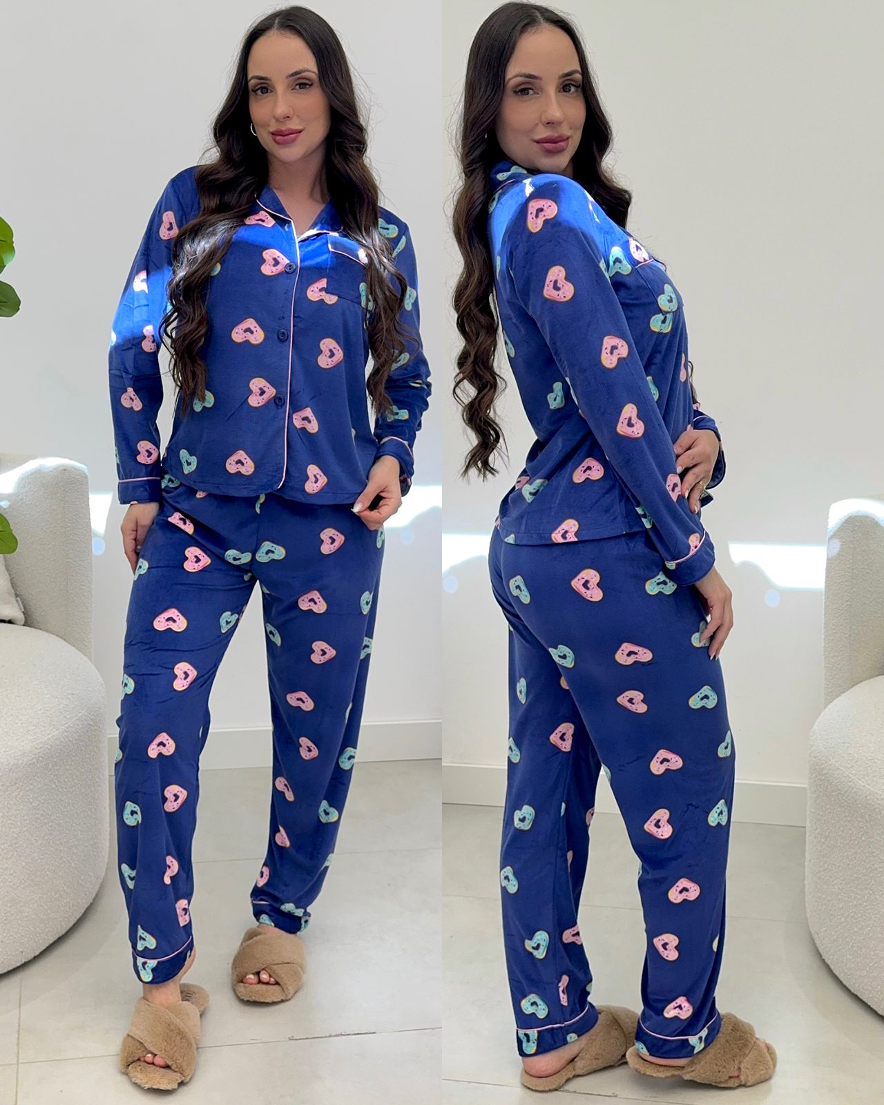 Pijama Fernanda Azul 134045