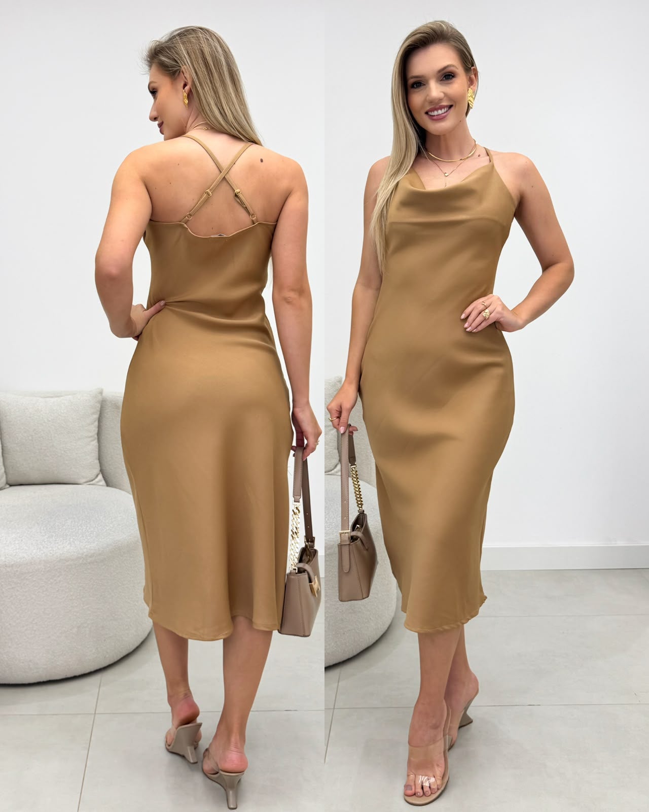 Vestido Maya Caramelo 135501