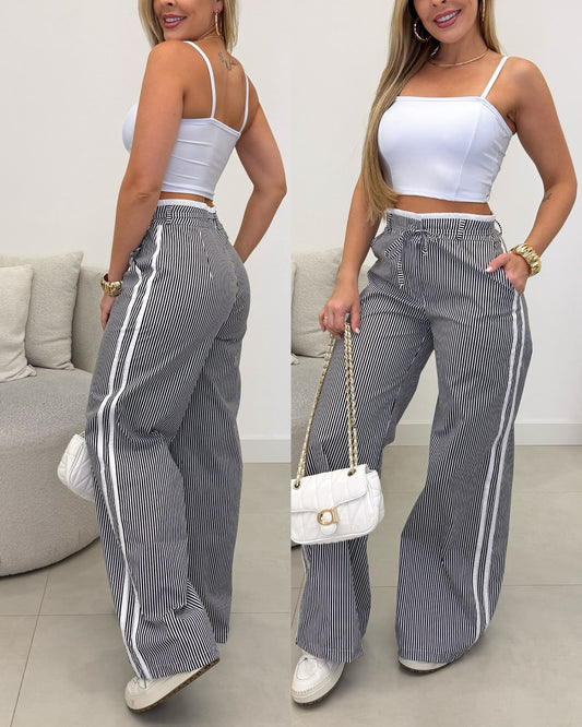 Calça Listrada Franci 137730