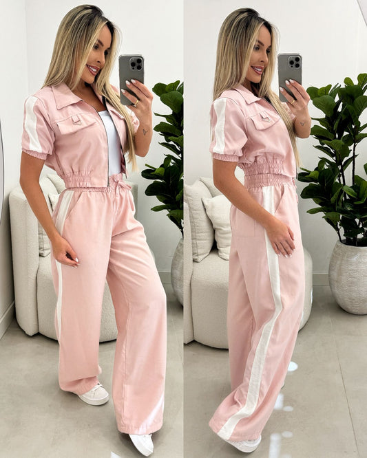 Conjunto Isabela Rosa 108369