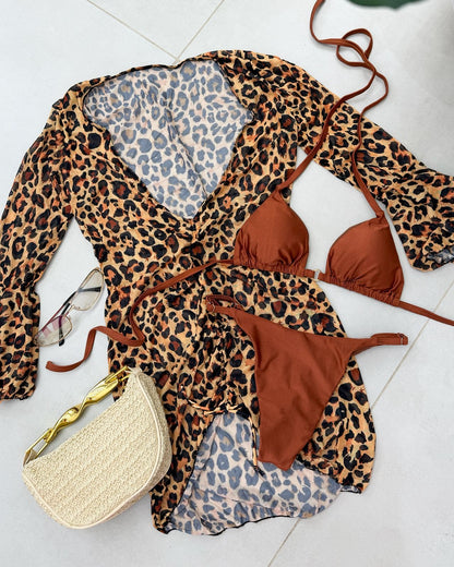 Biquíni 3 Peças Maria Marrom 119854