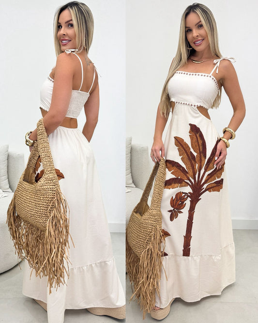 Vestido Ivis Creme 108363