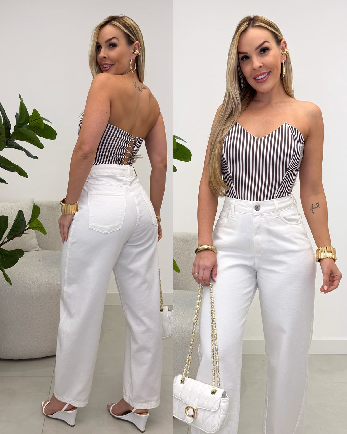 Cropped Corset Lívia Marrom 137476