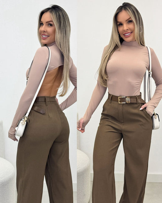 Body Laíse Bege 103442