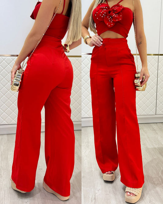 Calça Fergie Vermelha 85745