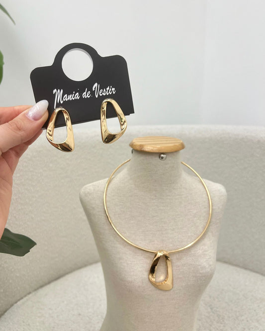 Conjunto Colar e Brinco Mania Essenza 133628