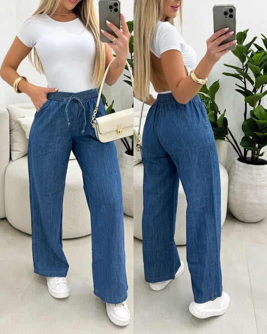 Calça Pantalona Kenia 109916