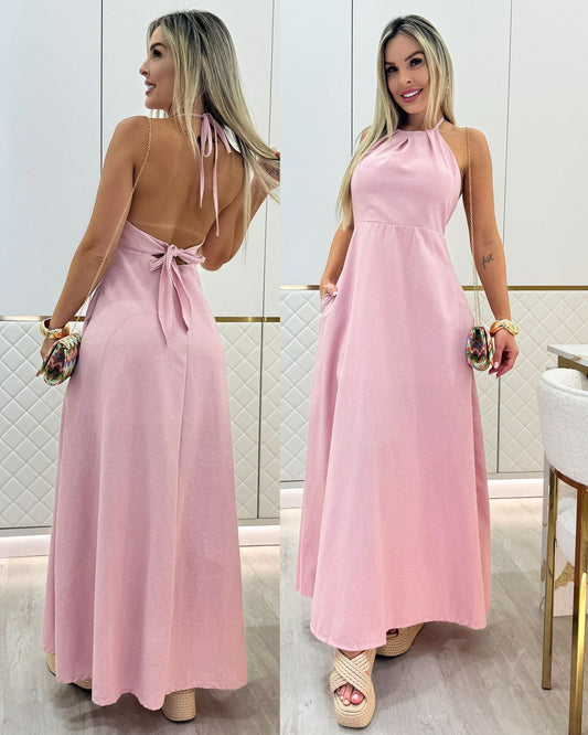 Vestido Kaira Rosa 77497