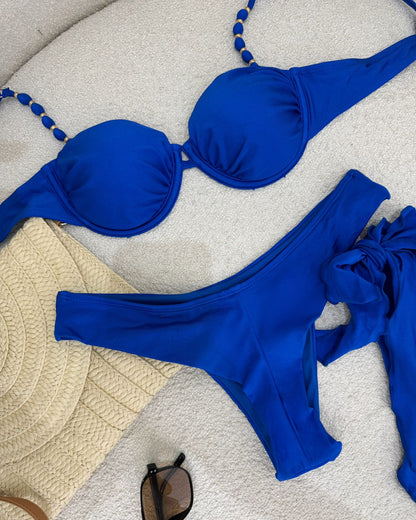 Biquíni 3 Peças Cleonice Azul 116257