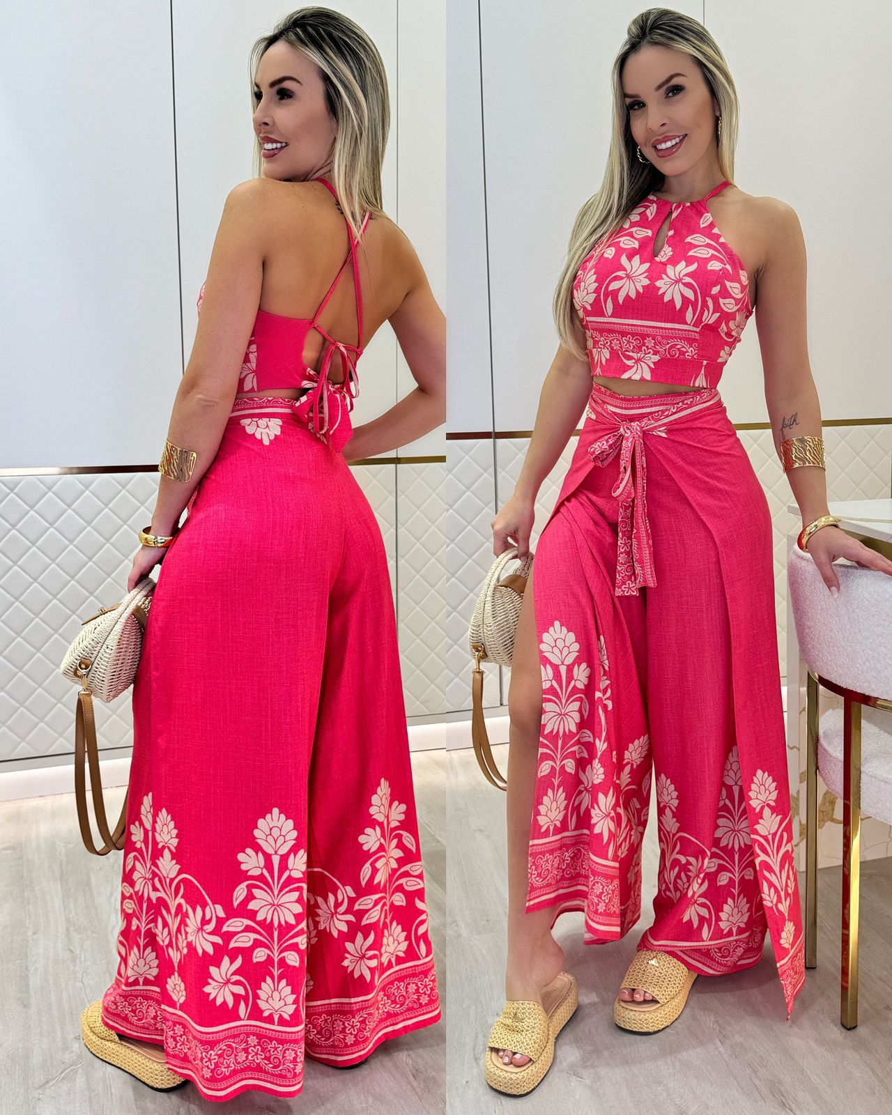 FULL CWB- Conjunto Luisiana Rosa 74420