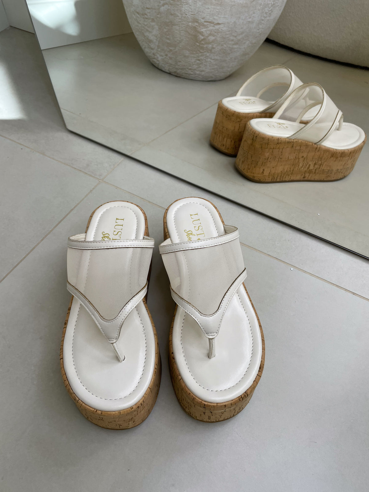 Tamanco Lust Shoes Telado/Cortiça – 136410