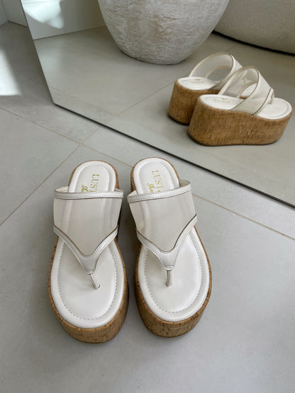 Tamanco Lust Shoes Telado/Cortiça – 136410