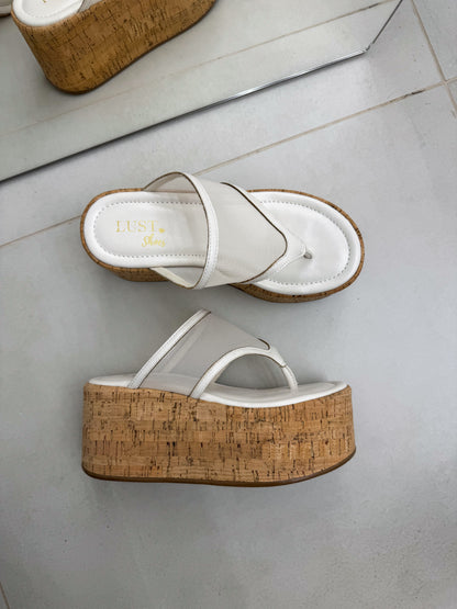 Tamanco Lust Shoes Telado/Cortiça – 136410