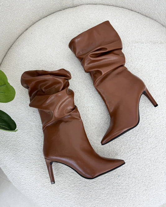 Bota Lust Shoes Slouchy Patricia Marrom – 129176
