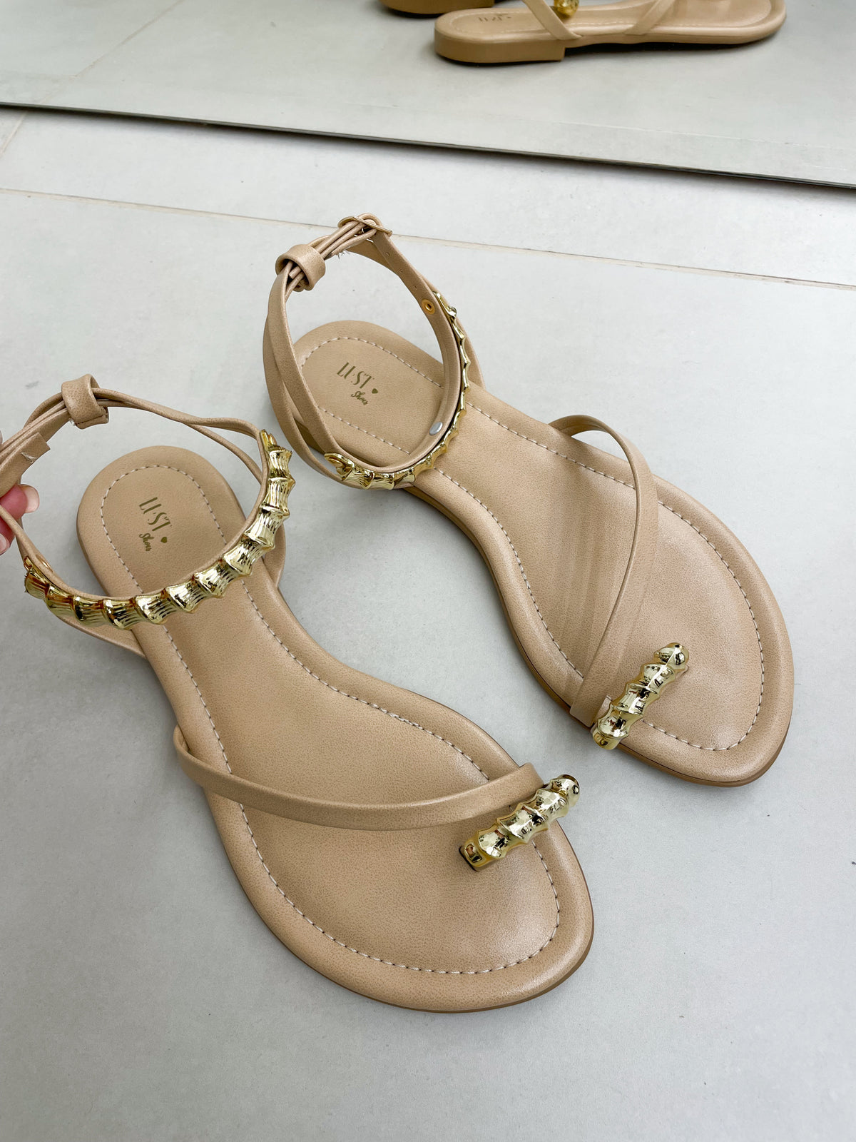 Rasteira Lust Shoes Angela Bege – 136528