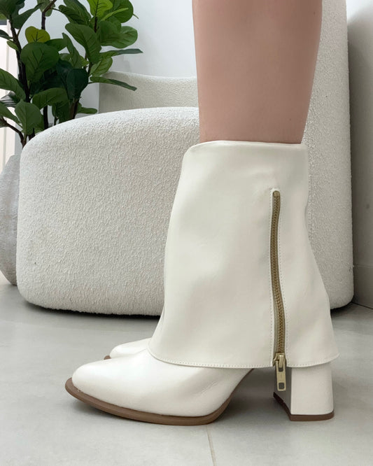 Bota Lust Shoes Olivia Capa 3 em 1 Off White – 129171