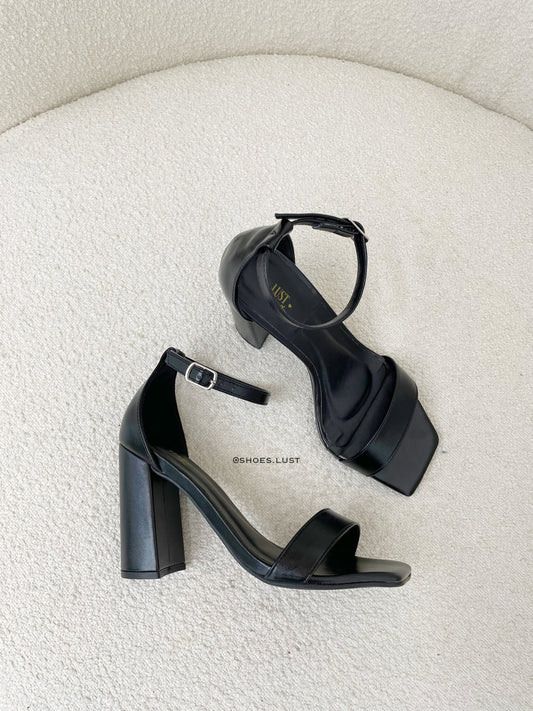 Sandalia Lust Shoes Marina Salto Bloco Black – 105947