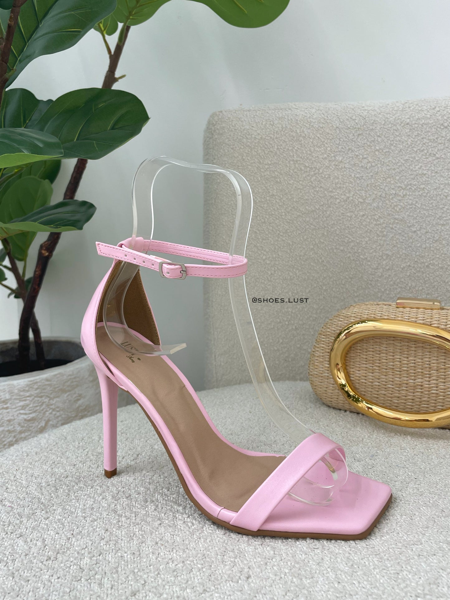 Sandalia Lust Shoes Marina Salto Fino Rosinha – 105943