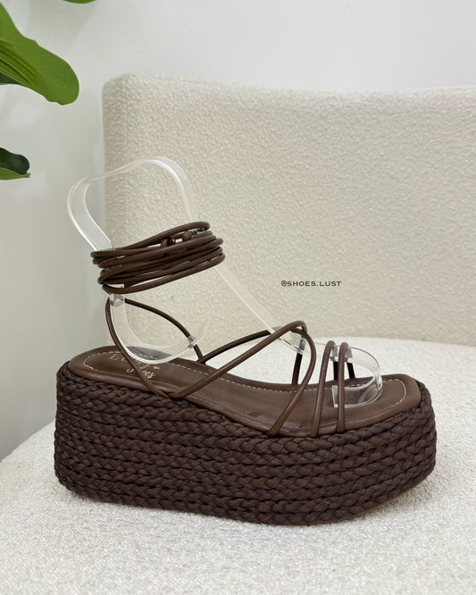 Plataforma Lust Shoes Amélia Marrom Café – 105090