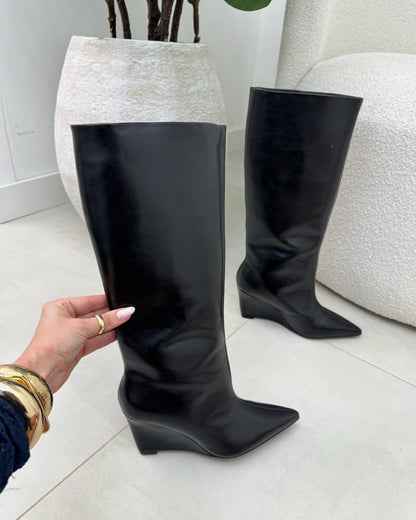 Bota Lust Shoes Anabela Eliza BLack – 129186