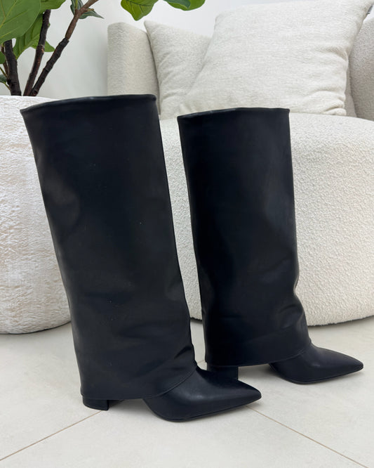 Bota Cano Alto Lust Shoes Zara Black – 129318