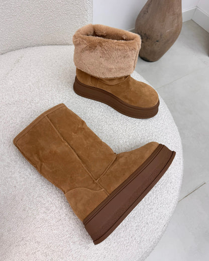 Bota Lust Shoes Alaska 2 em 1 Bege – 133700