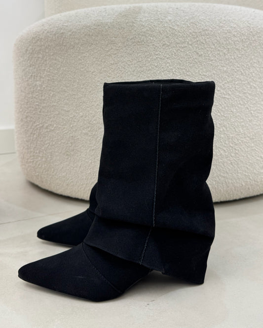 Bota Lust Shoes Lisandra Camurça Black – 129235