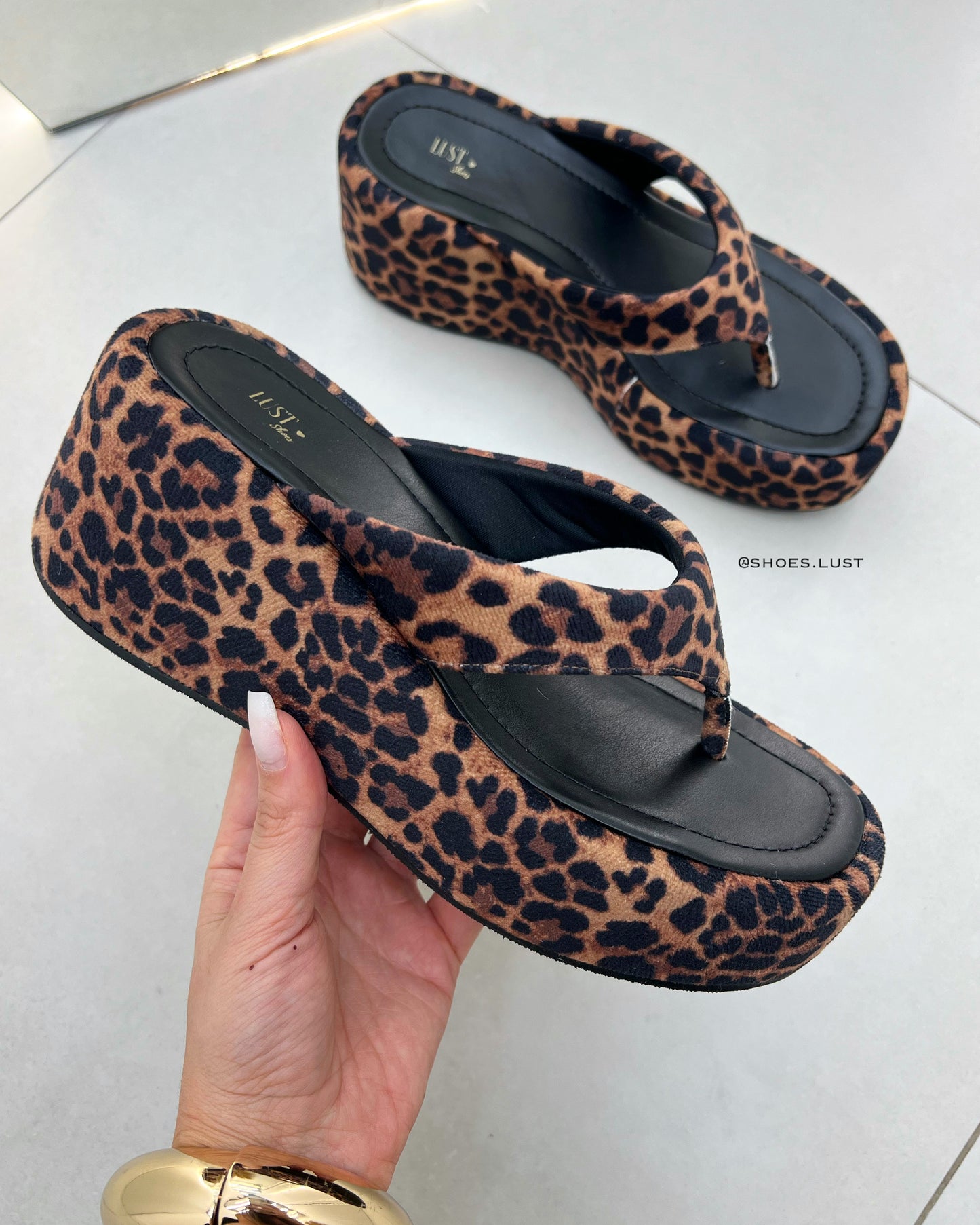 Tamanco Lust Shoes Onça Odara – 86411