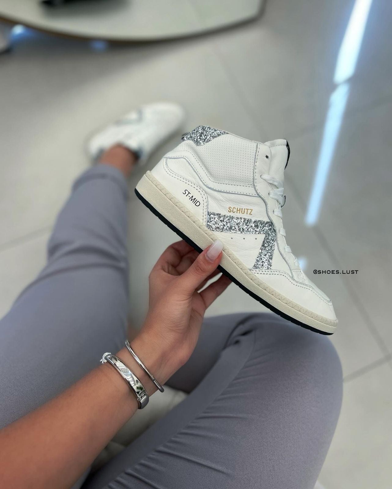 Tênis ST MID White/Glitter – 385664480