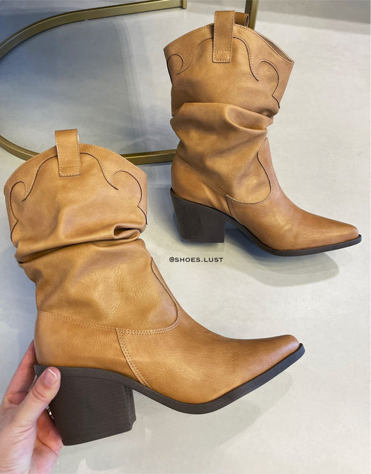 Western Boot Lust Shoes Paola Marrom – 385664564