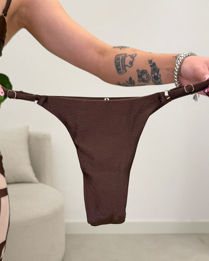 Biquíni 3 Peças Joice Marrom 127744