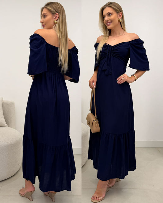 Vestido Madalena Azul Marinho 126688