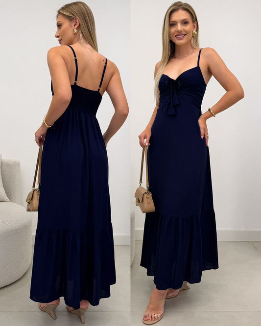 Vestido Kauana Azul Marinho 126690