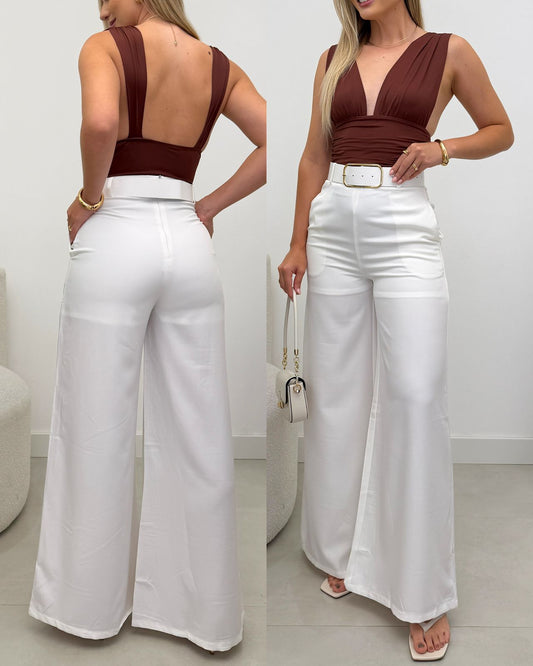 Calça Pantalona Janaina Off 126760