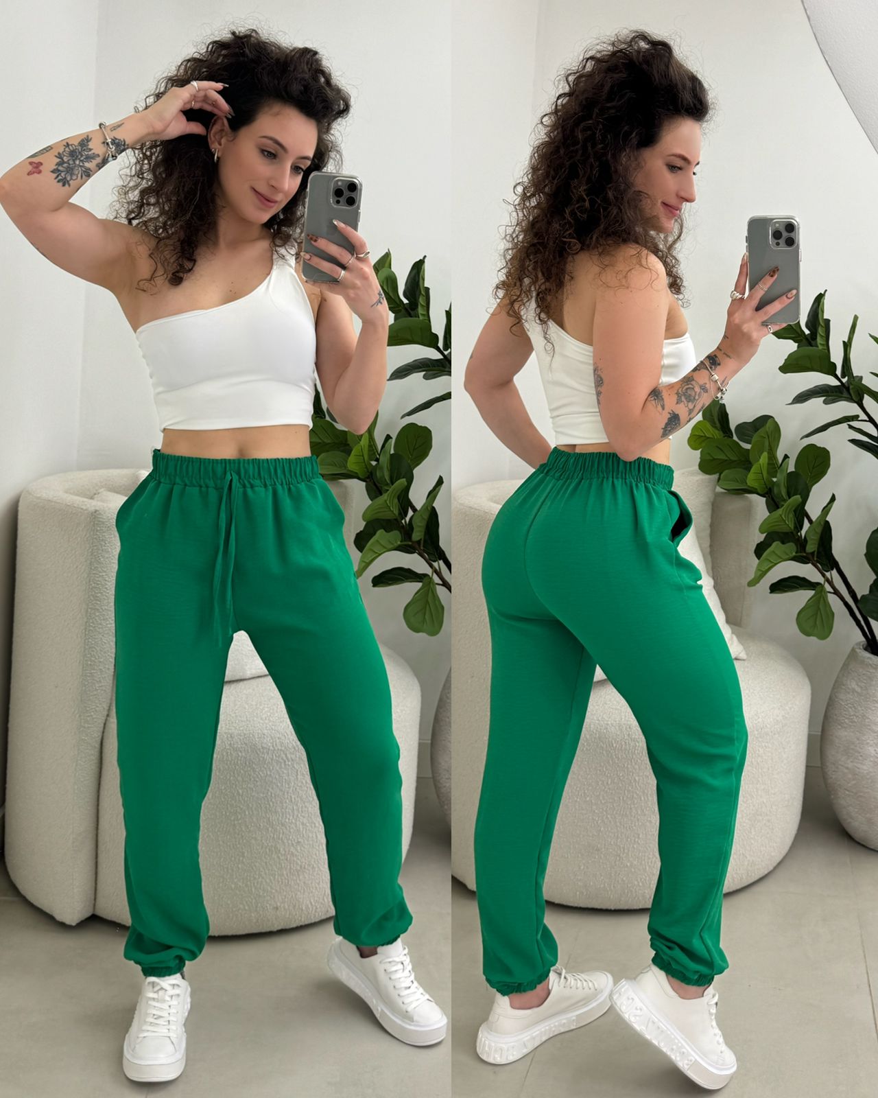 BLACK Calça Jogger Larissa Verde 116274