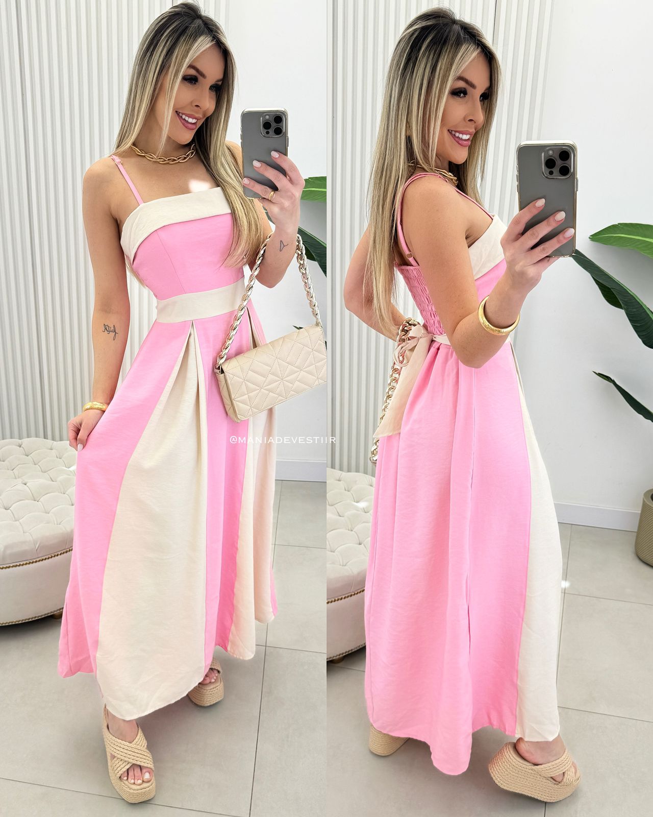 Vestido Celestia Rosa 71988