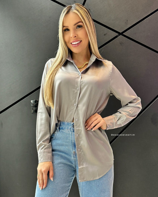 Camisa Lilian Cinza 69867