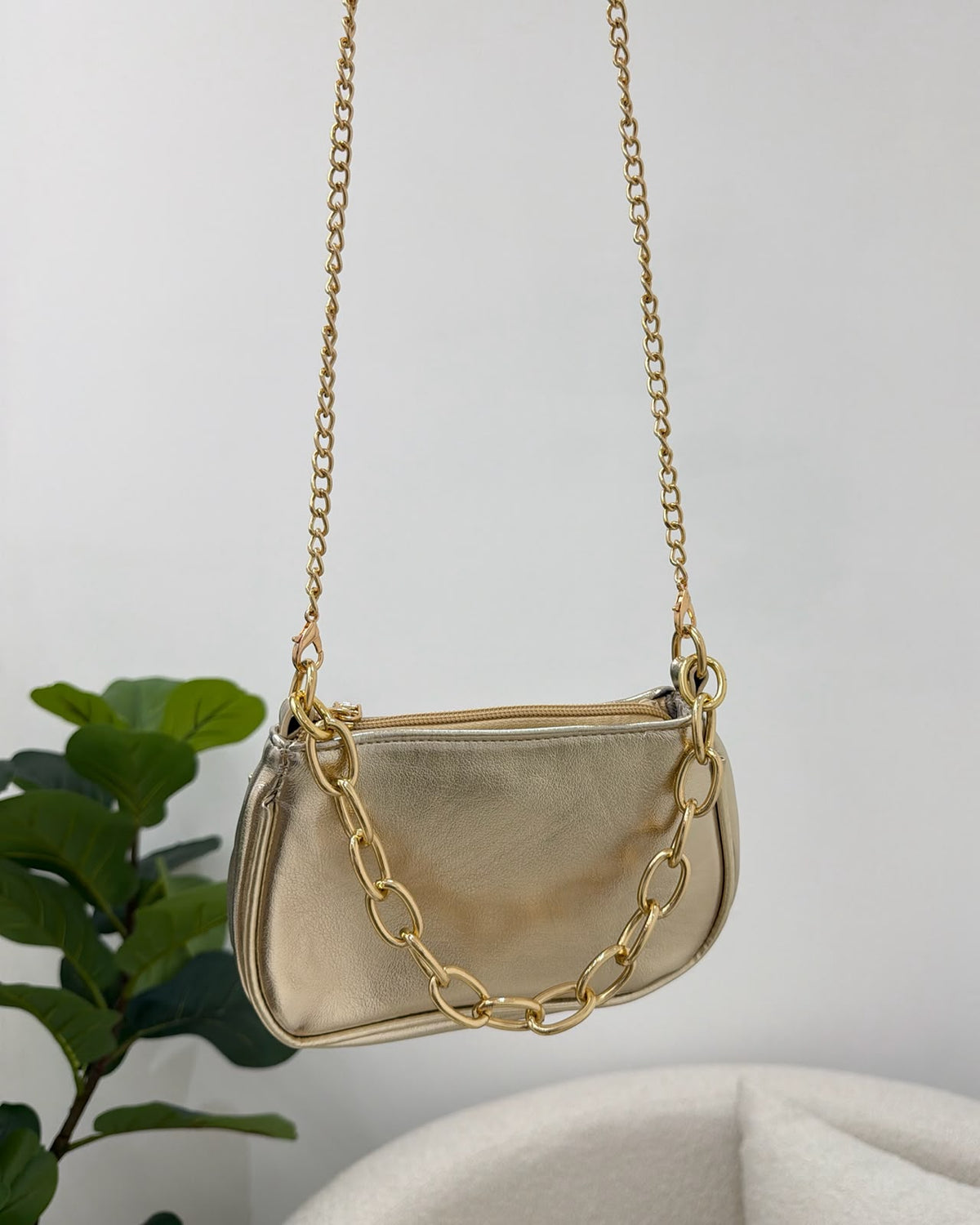 Bolsa Mania Essenza Dourada 137714