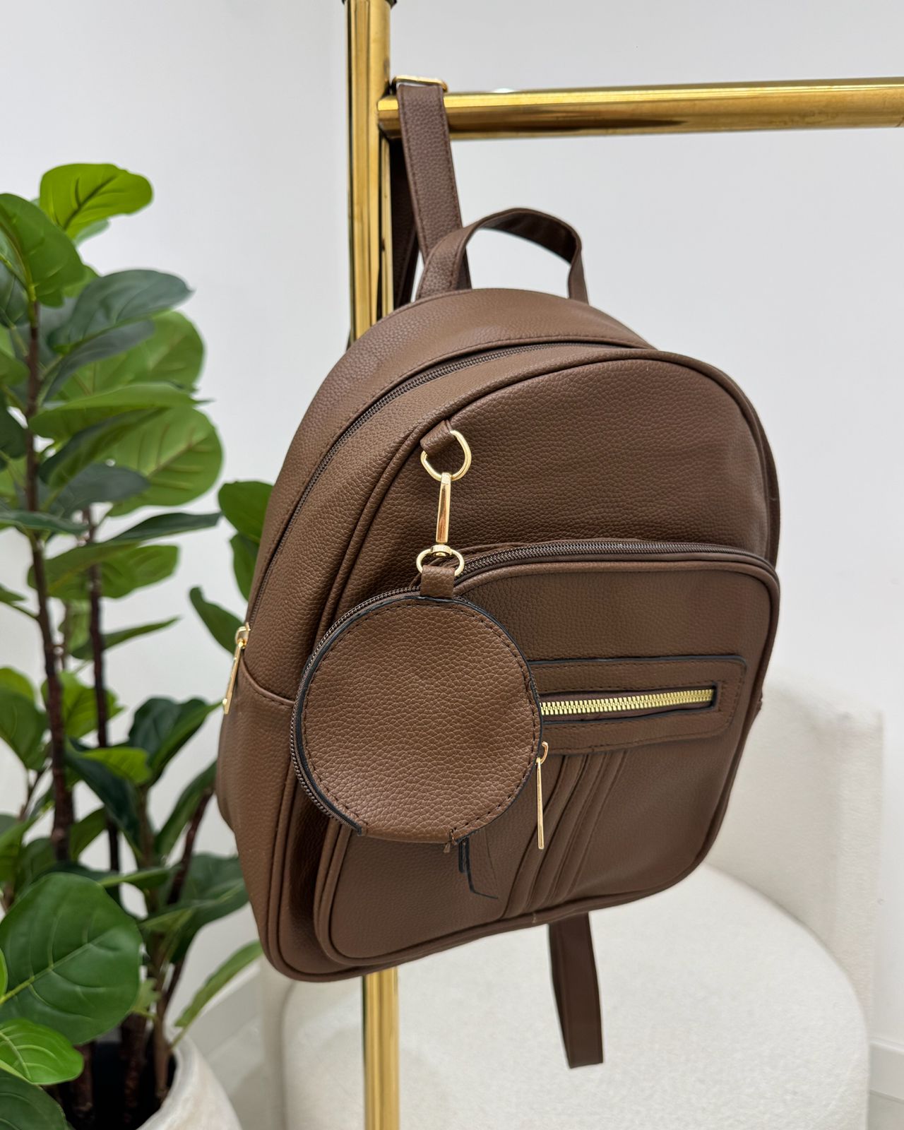 Mochila Mania Essenza Marrom 129161